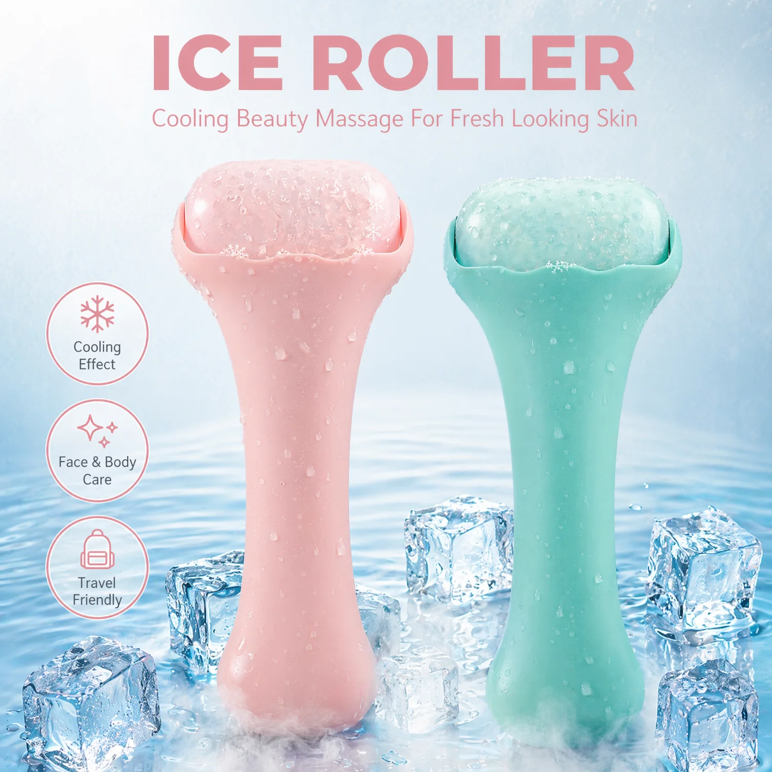 Eisroller-Gesichtsmassagegerät – Ice Roller Face Cold Bewertung und Preis