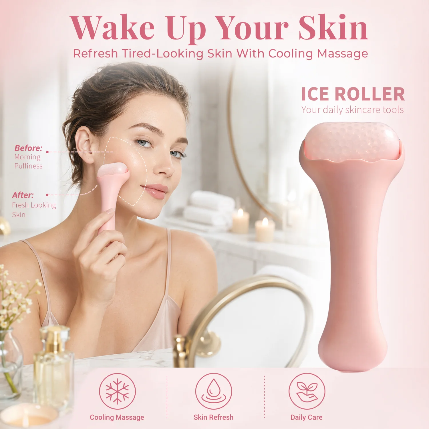 Eisroller-Gesichtsmassagegerät – Ice Roller Face Cold Bewertung und Preis