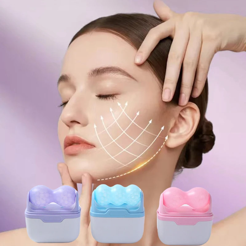 Doppelkopf-Eisroller für Gesic – Ice Roller Face Cold Bewertung und Preis